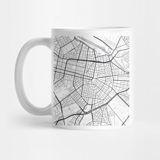 Sofia Map City Map Poster Black and White, USA Gift Printable, Modern Map Decor for Office Home Living Room, Map Art, Map Gifts Mug